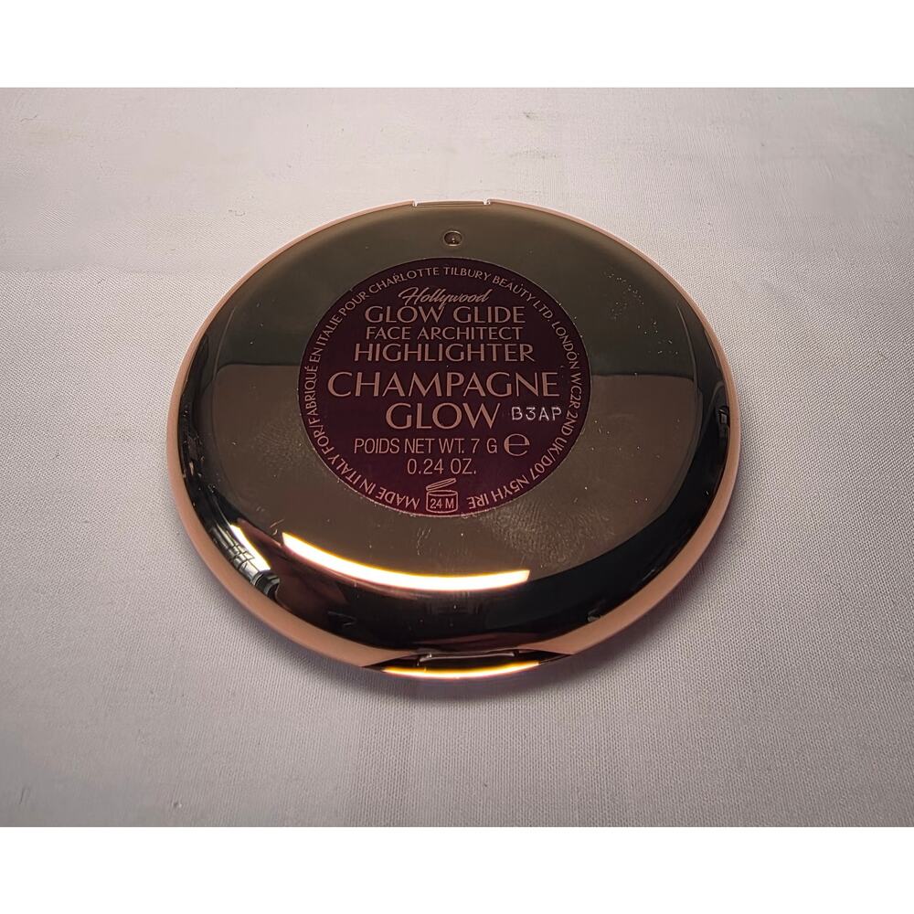 Charlotte Tilbury Glow Glide Face Architect Highliter Champagne Glow 0.24 Oz NIB - Picture 3 of 15